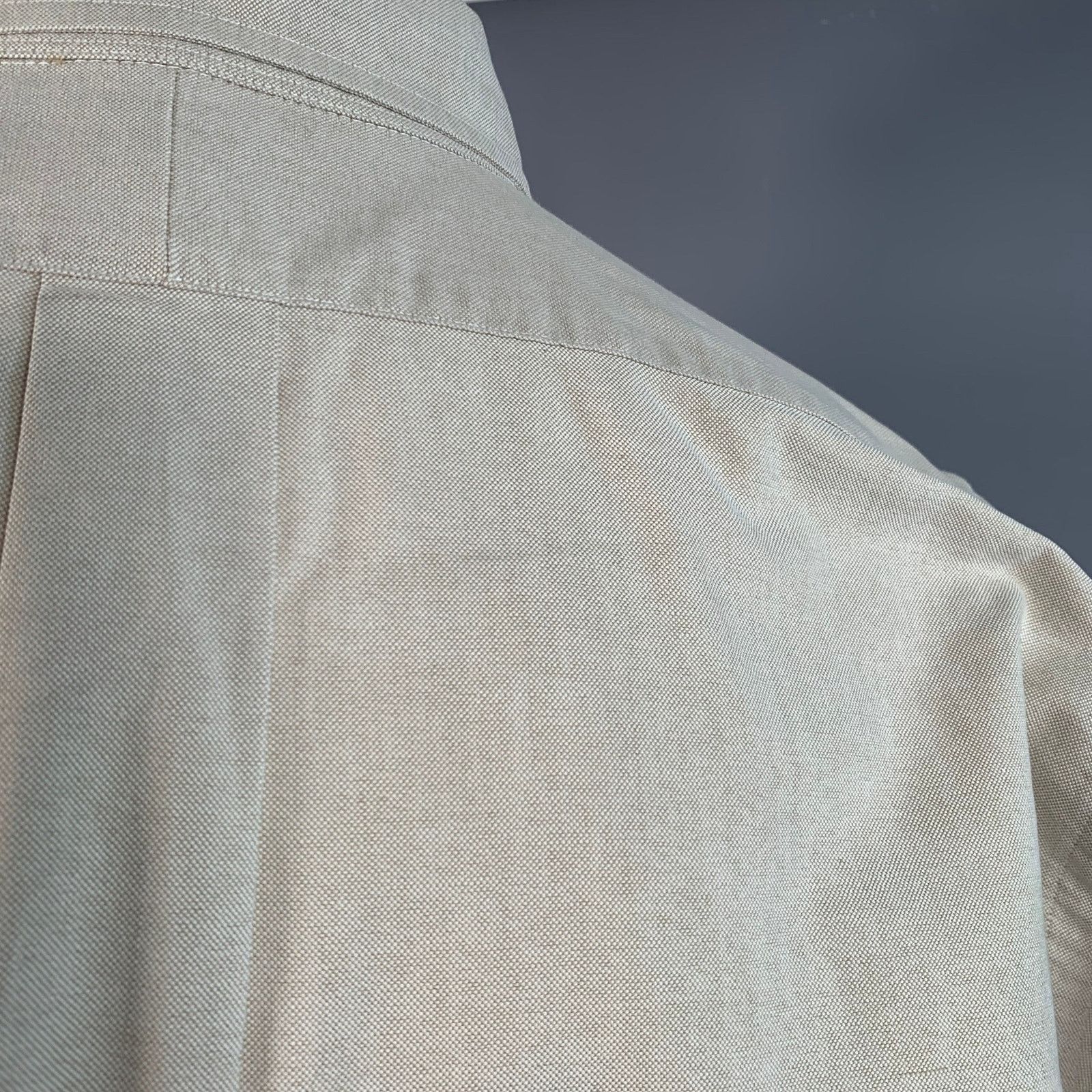 Ralph Lauren Size S Beige Cotton Button Down Collar Long Sleeve Shirt Size US S / EU 44-46 / 1 - 5 Thumbnail