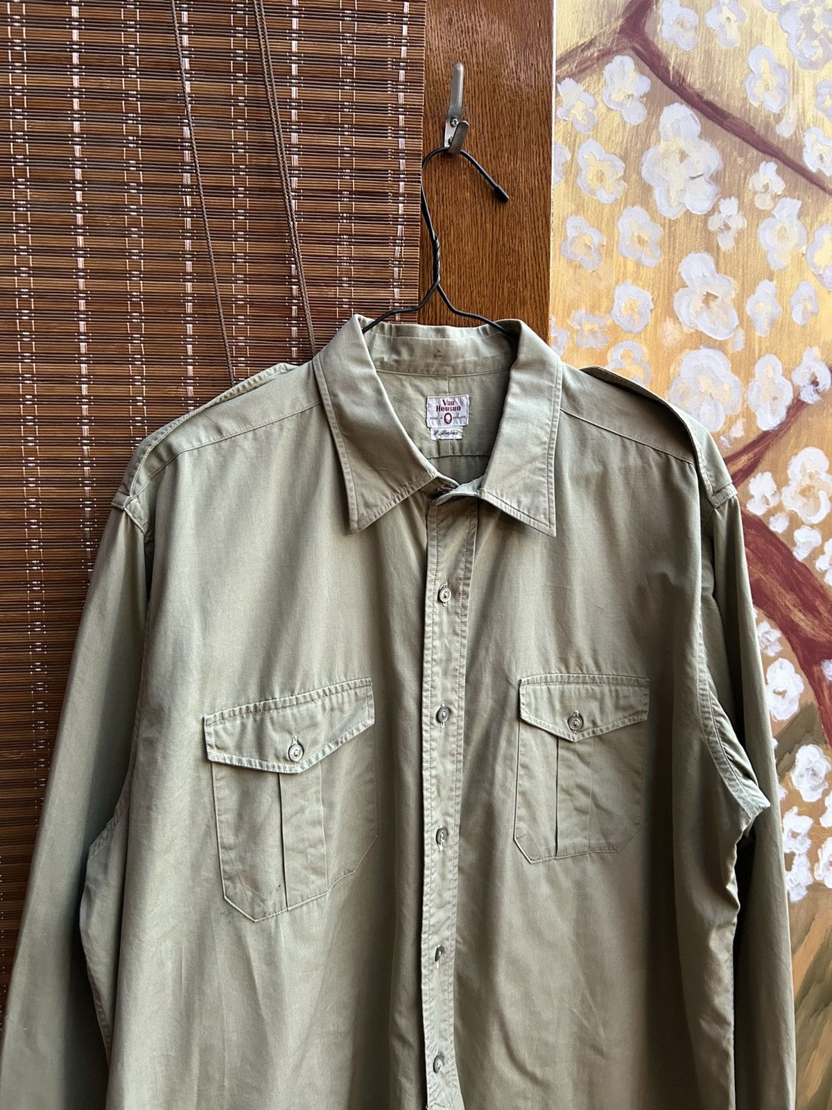 Van Heusen 50’s British Army Officer’s Shirt By Van Heusen Size US XL / EU 56 / 4 - 3 Thumbnail