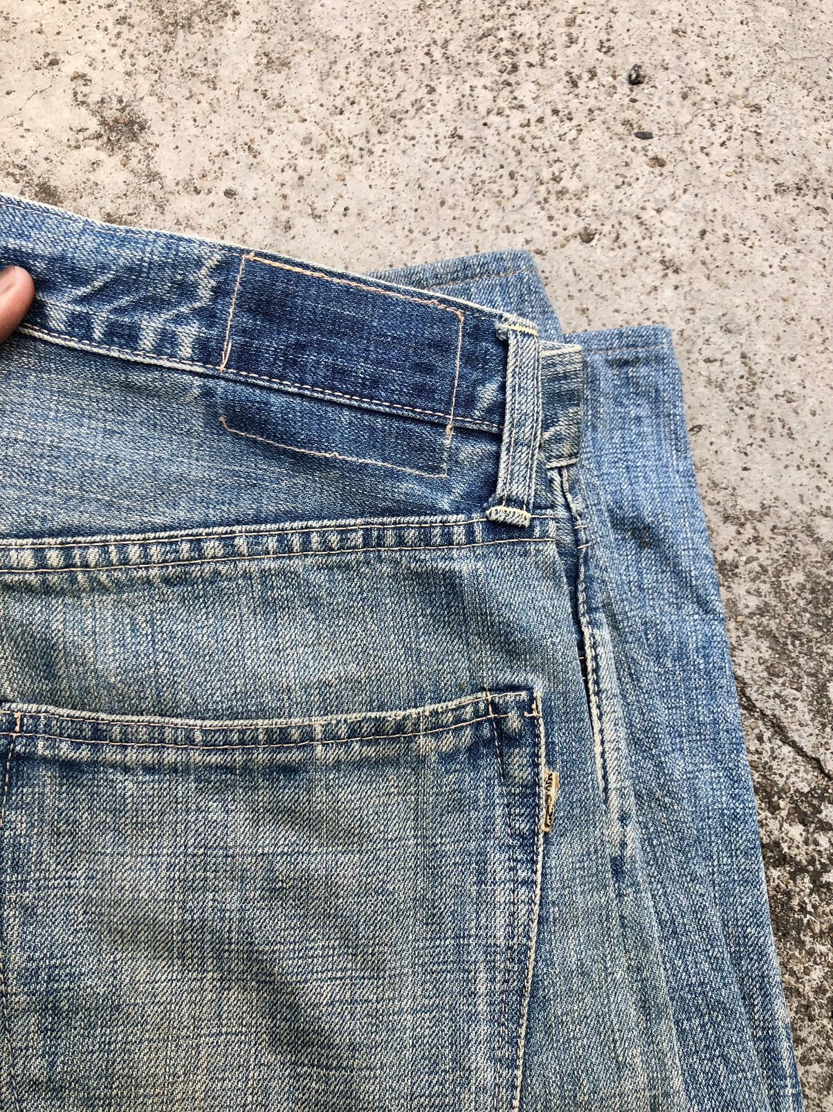 OMNIGOD WIDE LEG BAGGY VINTAGE OMNIGOD SELVEDGE DENIM Size US 31 - 9 Thumbnail