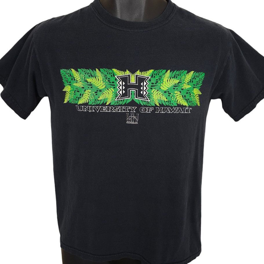 Gildan Hawaii Rainbow Warriors T Shirt Mens Size Small Black NCAA Size US S / EU 44-46 / 1 - 1 Thumbnail