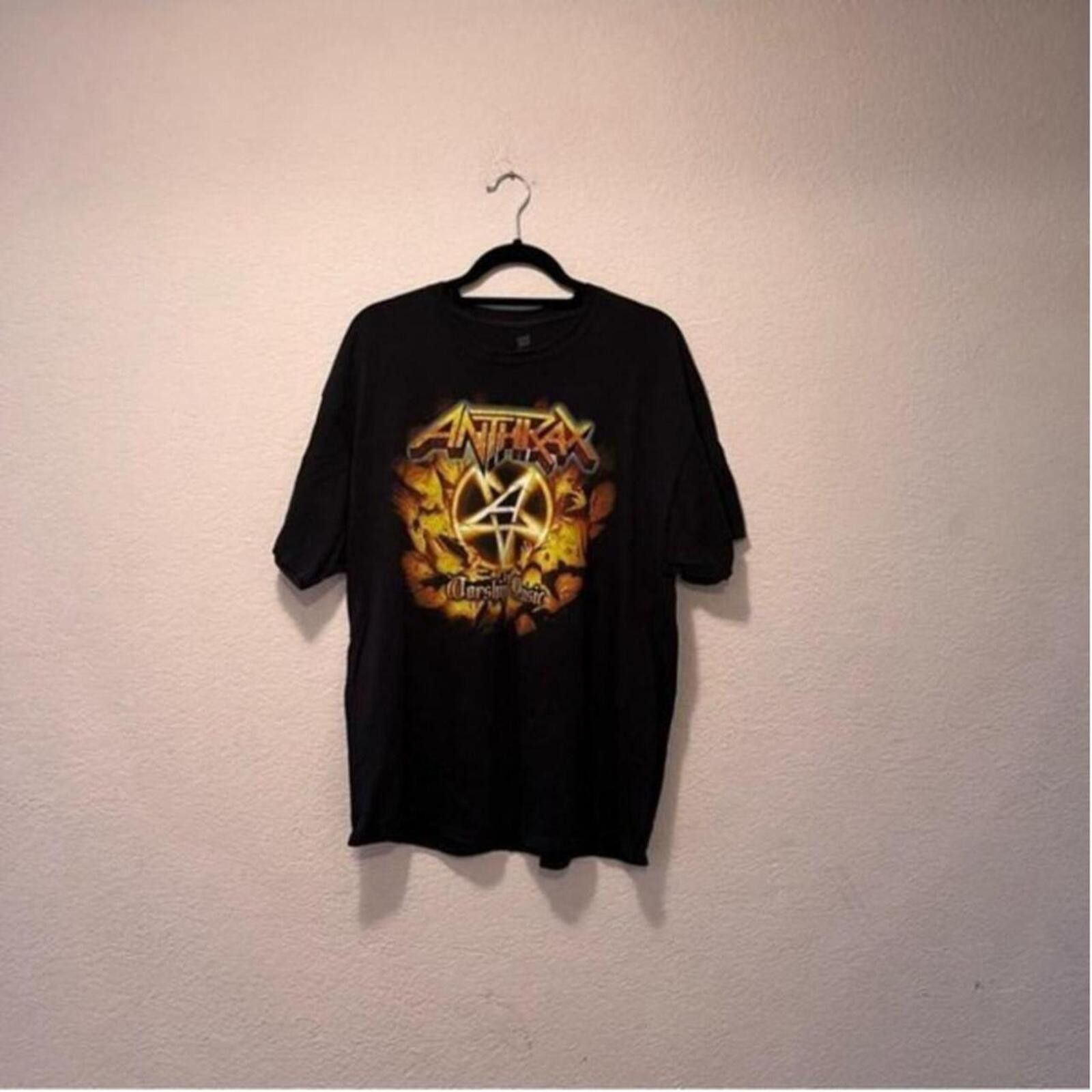 Other Anthrax 2011-2012 Tour Black Graphic T-Shirt Size US L / EU 52-54 / 3 - 2 Thumbnail