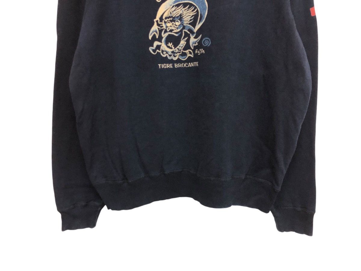Indigo × Japanese Brand × TIGRE BROCANTE BEAUTY 🇯🇵 MADE IN INDIGO FUJIN TIGRE BROCANTE SWEATSHIRT Size US S / EU 44-46 / 1 - 4 Thumbnail