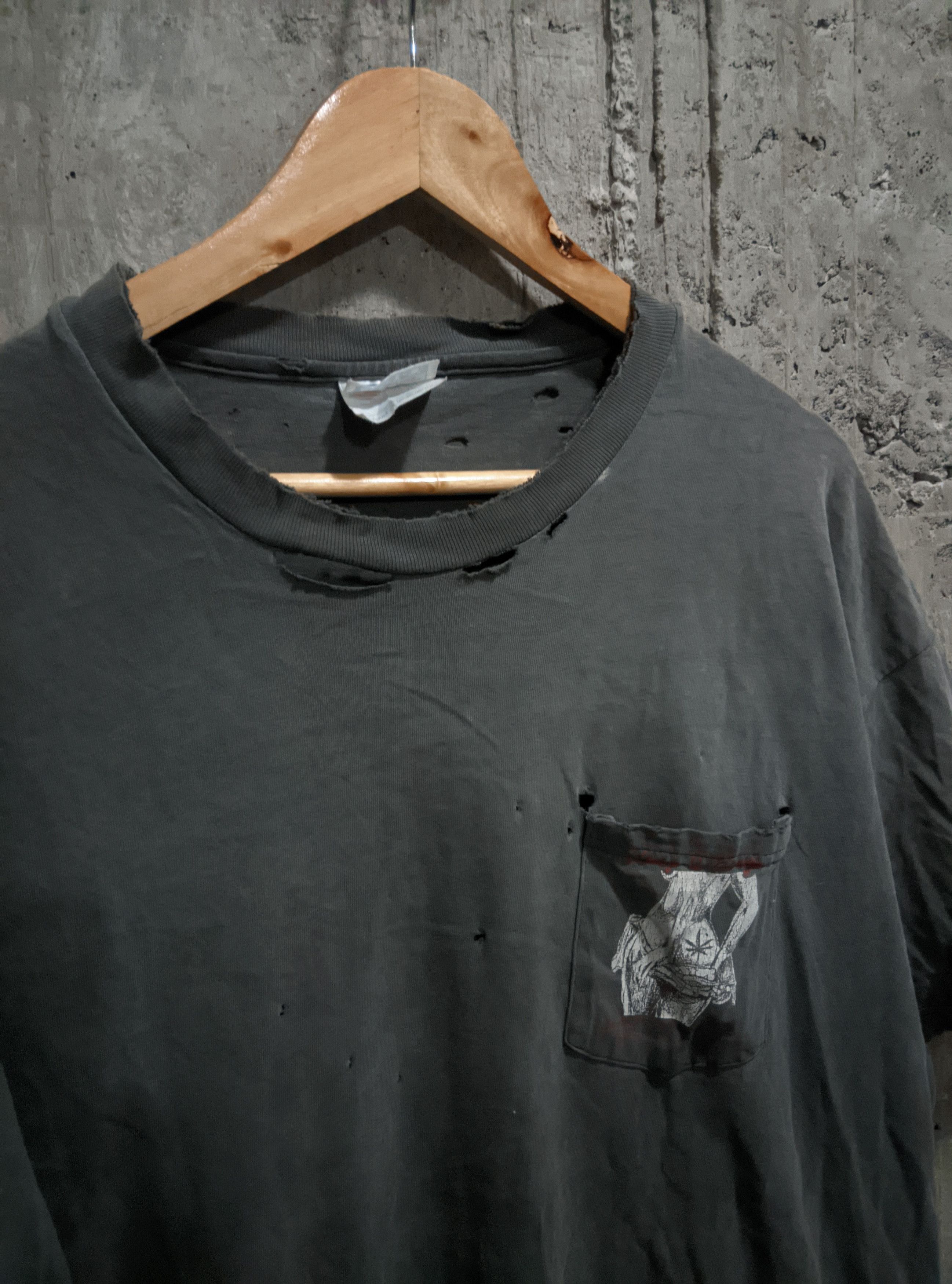 Harley Davidson Vintage 90s thrashed Harley Davidson hemp And hawg Size US XL / EU 56 / 4 - 4 Thumbnail