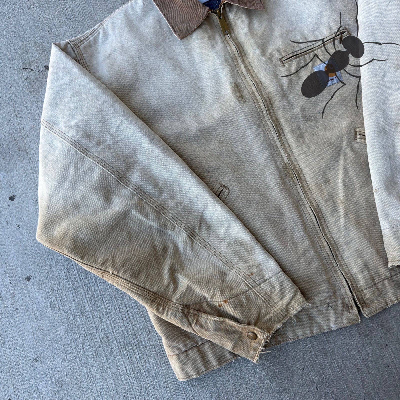 Carhartt × Vintage Carhartt 6BLJ brown Detroit work wear jacket Size US L / EU 52-54 / 3 - 2 Thumbnail