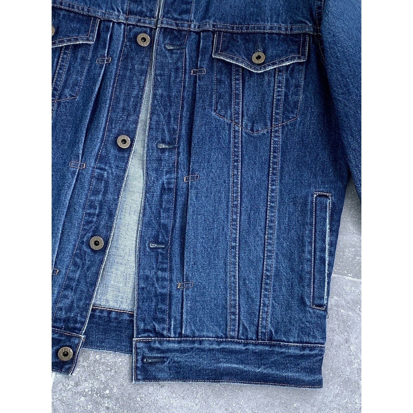 Japan Blue × Japanese Brand Men's JAPAN BLUE JEANS Denim Trucker Jacket Bomber Coat S-M Size US M / EU 48-50 / 2 - 12 Thumbnail