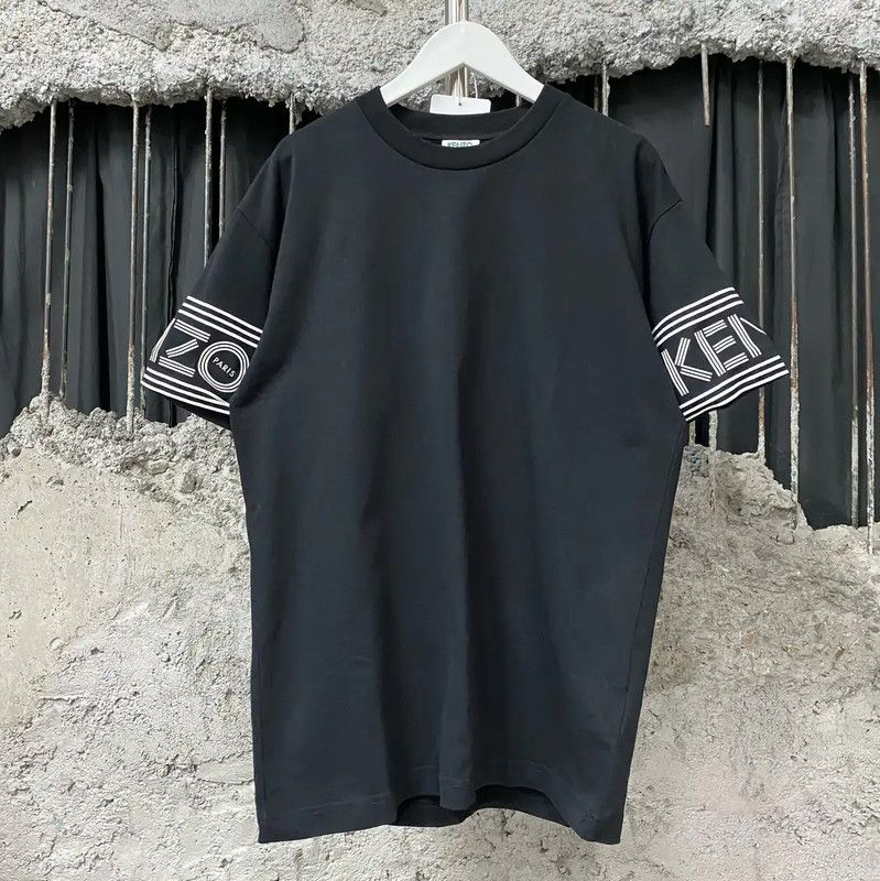 Kenzo KENZO Black Cotton S Size Women's T-Shirt 0089 Size S / US 4 / IT 40 - 1 Thumbnail