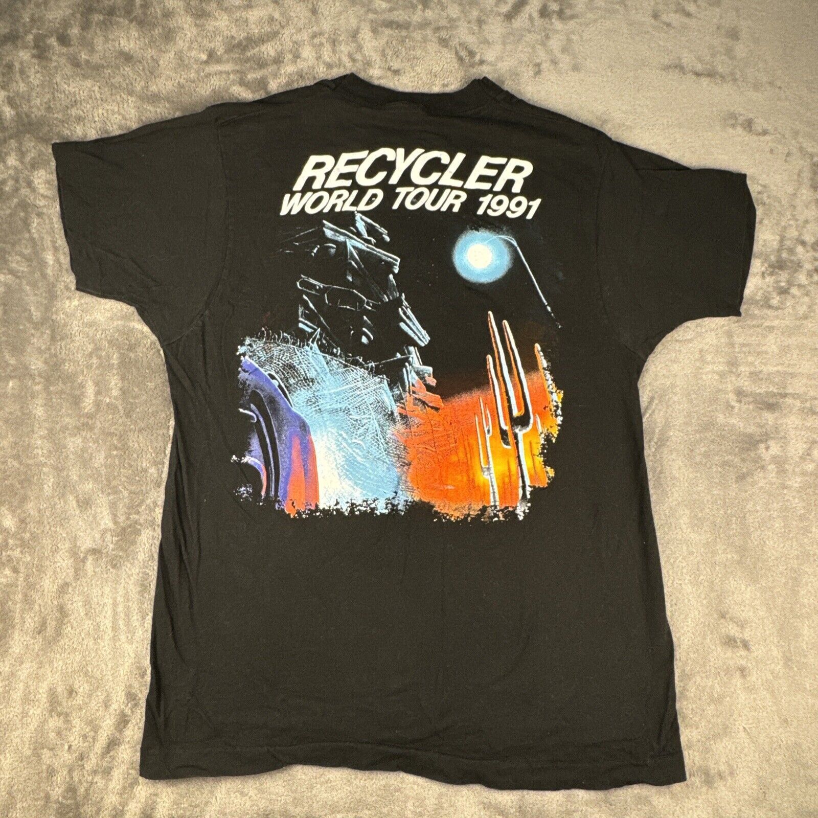 Other ZZ TOP Band Vintage 1990 1991 T-Shirt XL Recycler World Tour Size US XL / EU 56 / 4 - 15 Thumbnail