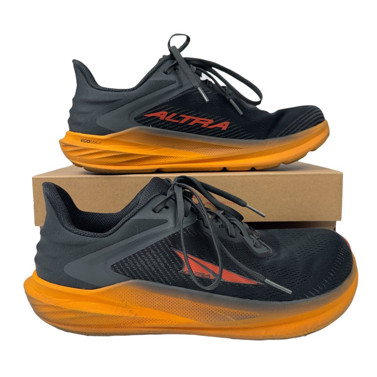 Altra ALTRA SUPERIOR 6 MENS BLACK/ORANGE/GREEN SNEAKERS SIZE  display picture 1