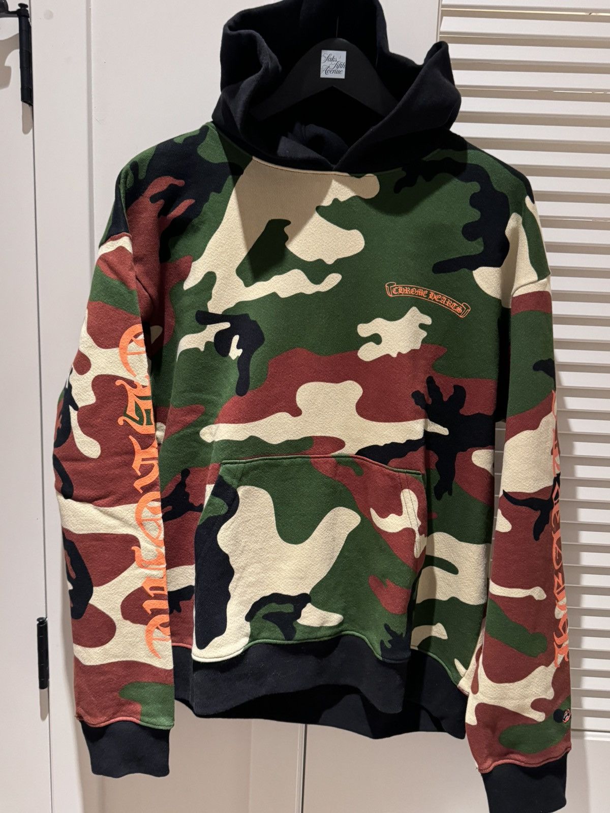 Pre-owned Chrome Hearts Matty Boy Camo Hoodie In Multi