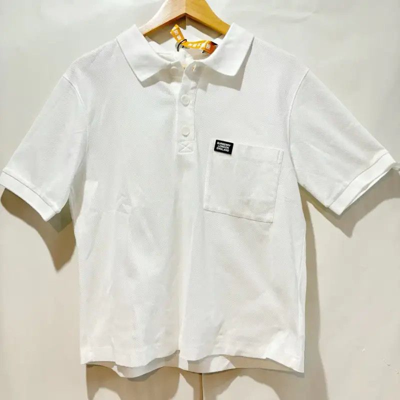 Burberry Burberry White Short-Sleeve Summer Polo Size US XS / EU 42 / 0 - 1 Thumbnail