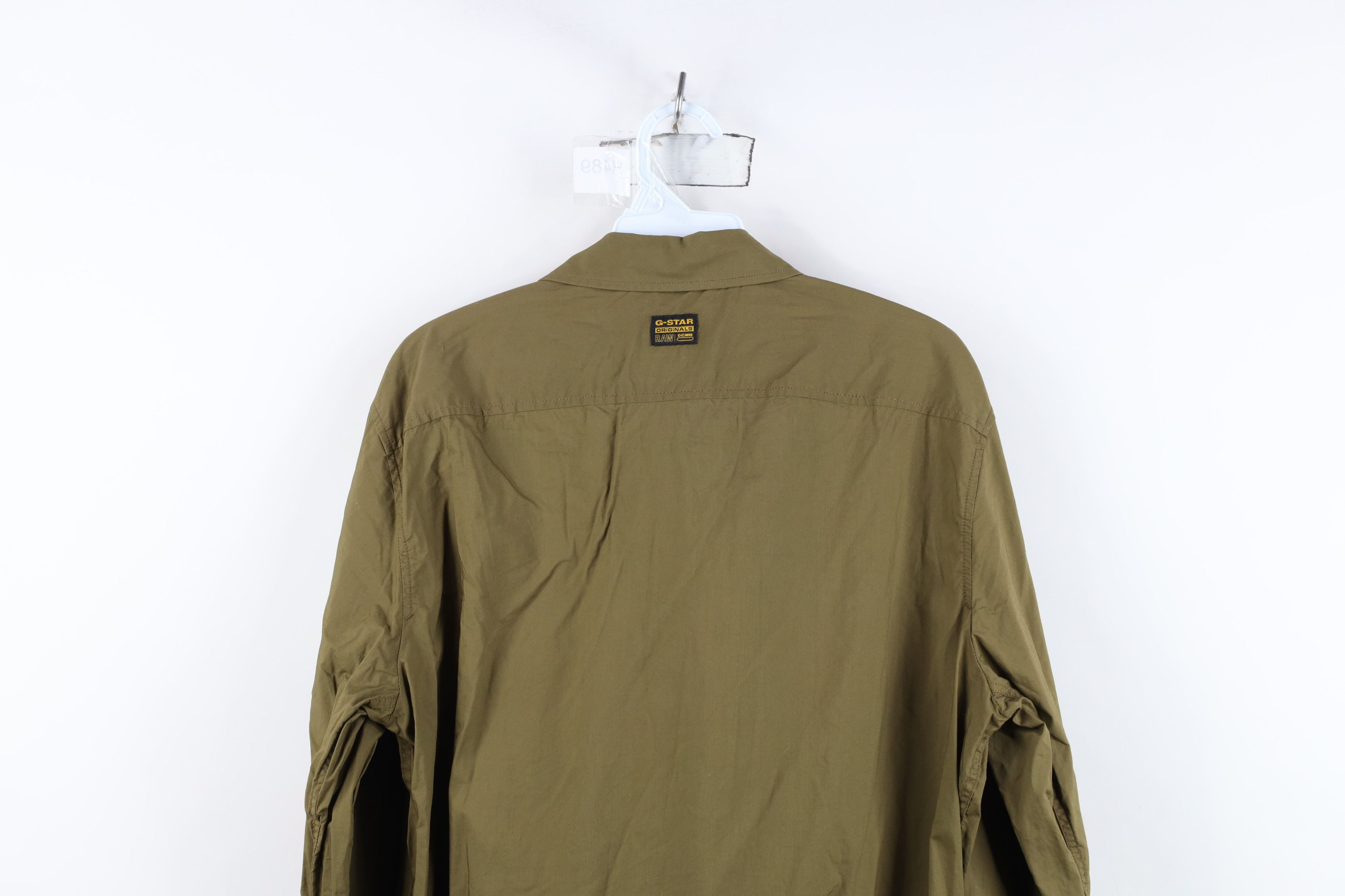 G-Star G Star Raw Spell Double Pocket Collared Button Shirt Green Size US L / EU 52-54 / 3 - 13 Thumbnail