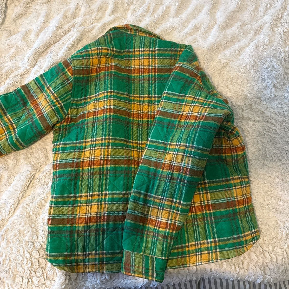 Bdg × Urban Outfitters BDG/URBAN outfitters: Green and Yellow Padded Flannel Size US L / EU 52-54 / 3 - 4 Thumbnail