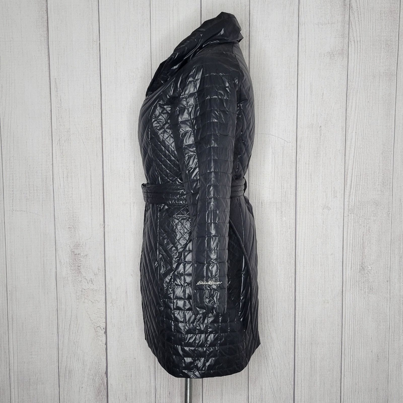 Eddie Bauer Eddie Bauer Trinity Feather Down Filled Black Parka, size XL Size XL / US 12-14 / IT 48-50 - 3 Thumbnail