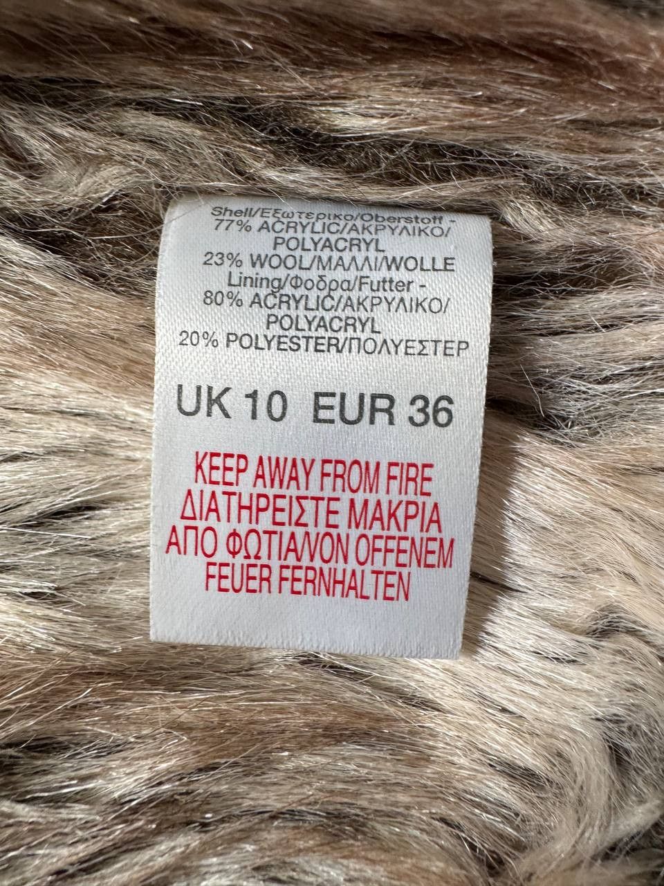 Japanese Brand Crazy Y2K Faux Fur Opium Mohair Knit Jacket Size M / US 6-8 / IT 42-44 - 10 Thumbnail