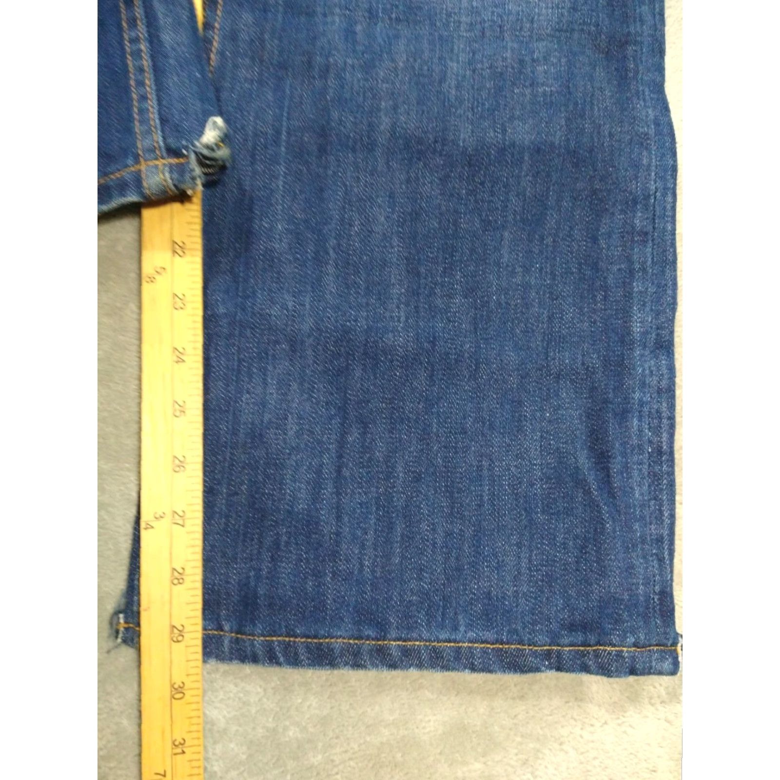 Armani Exchange Armani Exchange Jeans Mens 34x30 Blue Denim Bootcut Distressed Vintage Wide Leg Jeans Size US 34 / EU 50 - 5 Thumbnail