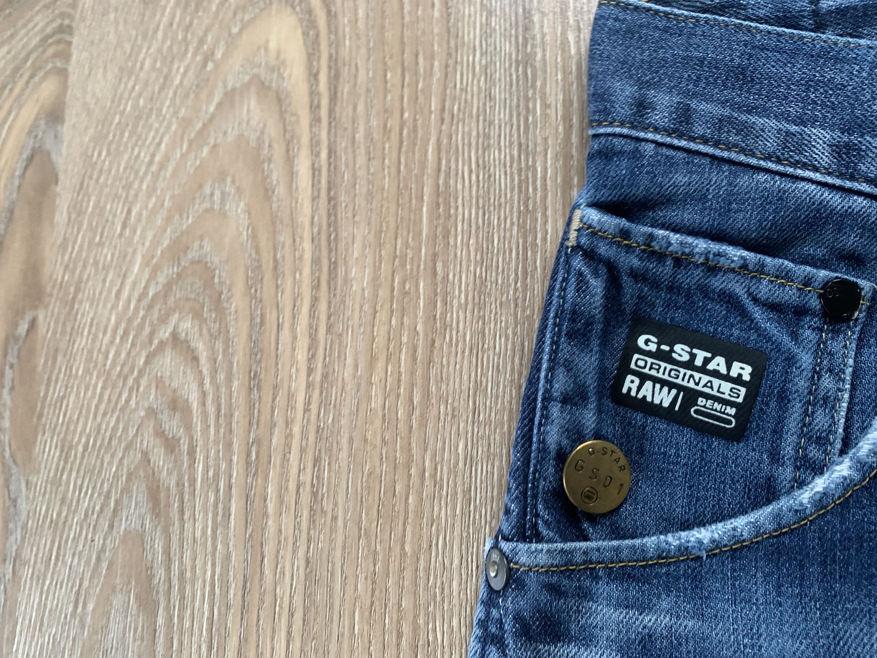 G-Star G-Star Raw Arc 3D Loose Tapered Light Blue Jeans Size US 29 - 7 Thumbnail