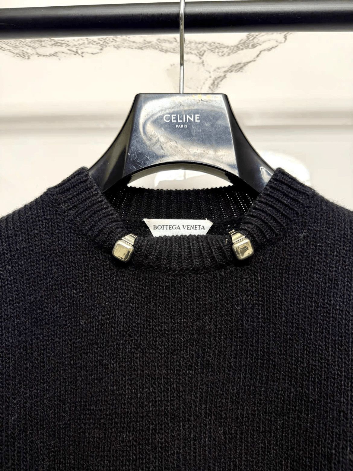 Bottega Veneta Bottega Veneta Bottega Veneta Runway Knitwear Ring Decorat Size US M / EU 48-50 / 2 - 2 Thumbnail