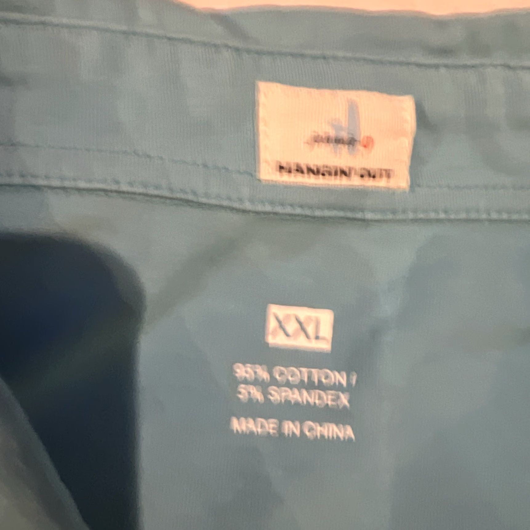 johnnie-O Johnnie-O Polo Shirt 2XL Light Blue Hangin’ Out Surfer Golfer Pocket Short Sleeve Size US XXL / EU 58 / 5 - 4 Thumbnail