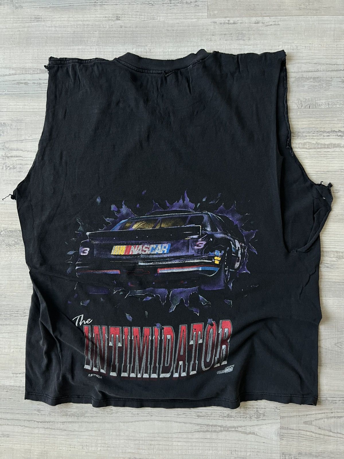 Vintage Vtg 90’s Nascar Dale Earnhardt Cutoff Pump Cover T Shirt Size US XL / EU 56 / 4 - 2 Thumbnail