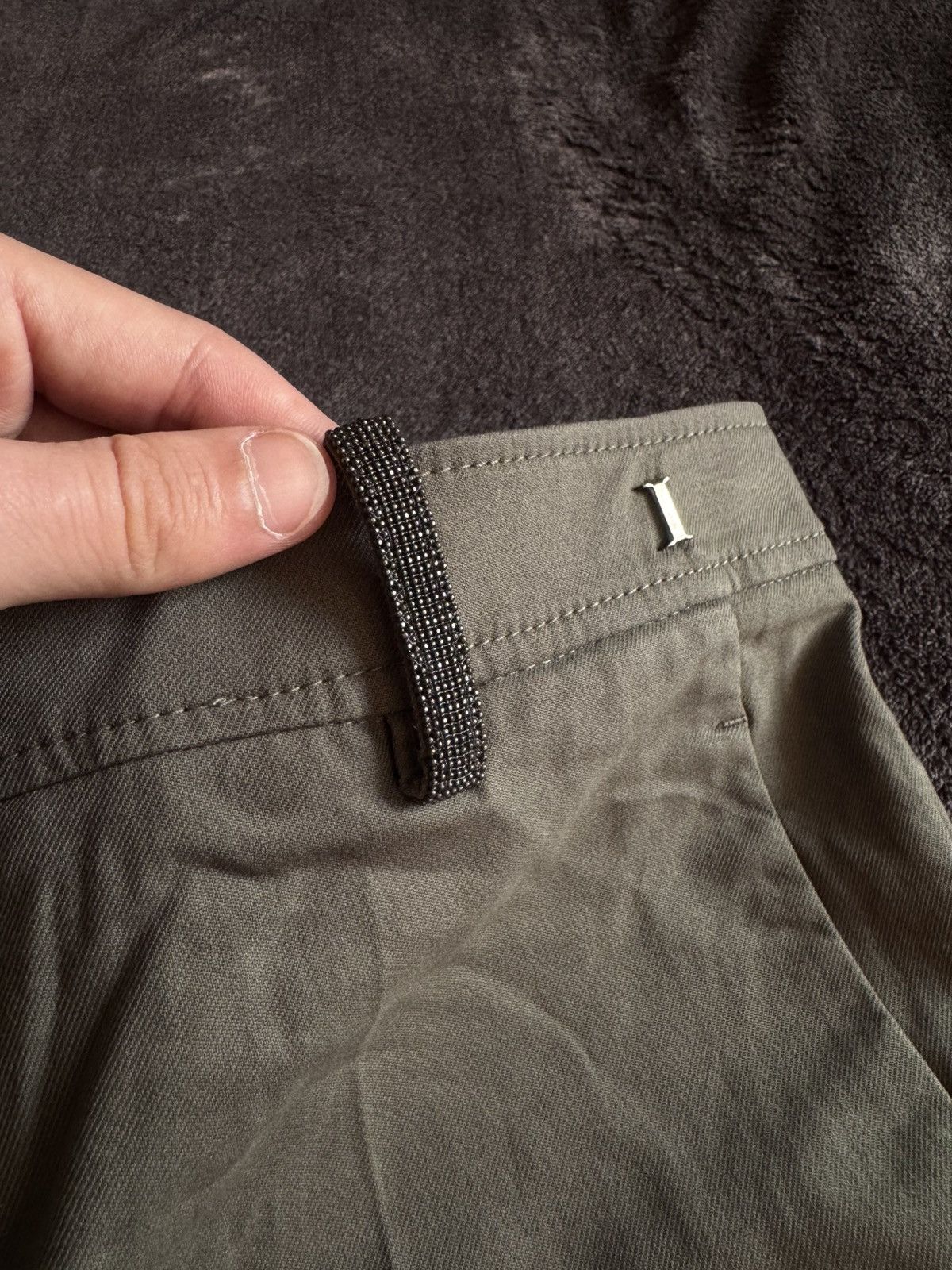 Brunello Cucinelli Brunello Cucinelli luxury woman's belt pants Size 32" / US 10 / IT 46 - 11 Thumbnail