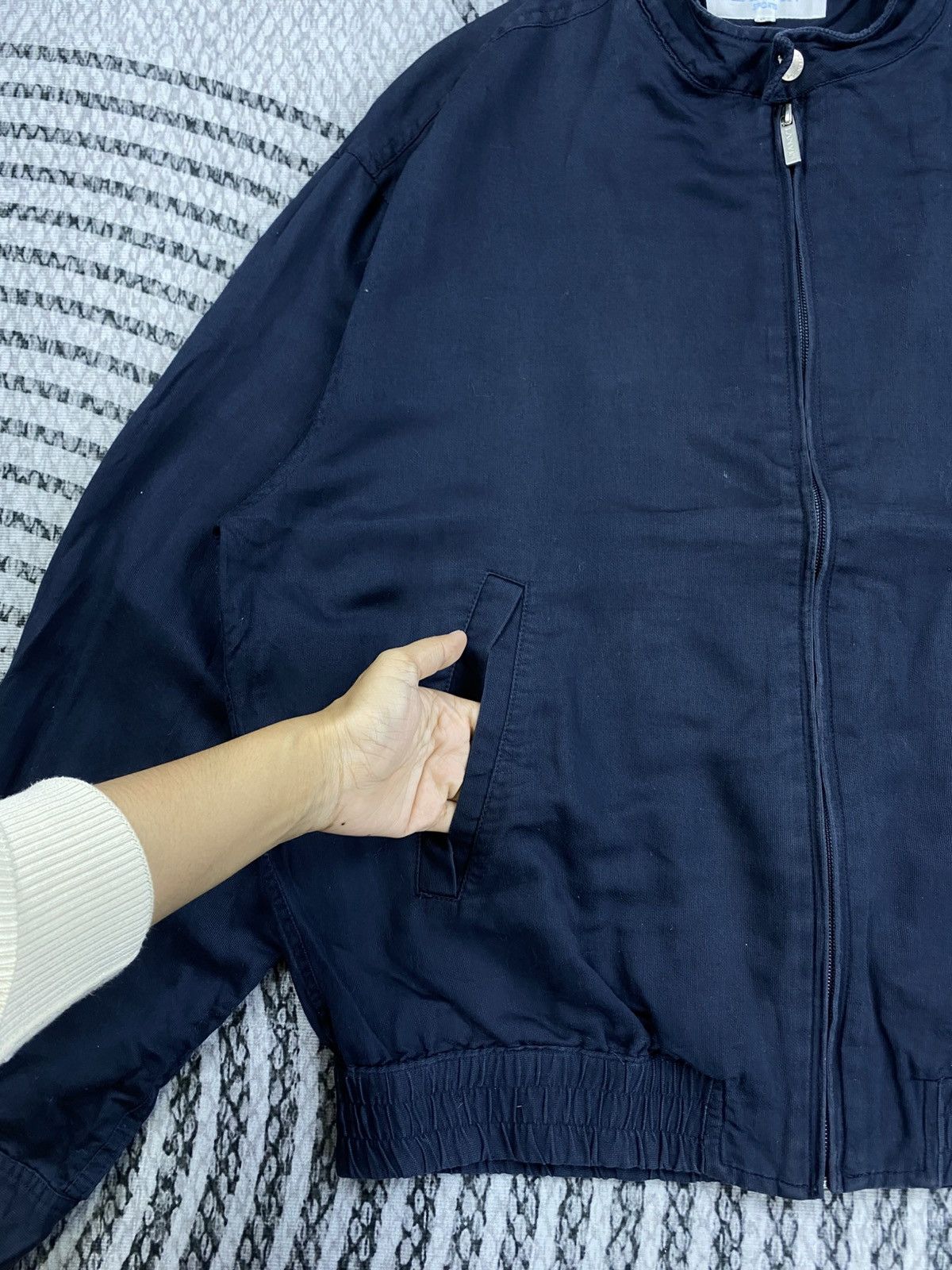 Lanvin Vintage Lanvin Sport Harington Style Zipper Jacket Size US L / EU 52-54 / 3 - 6 Thumbnail