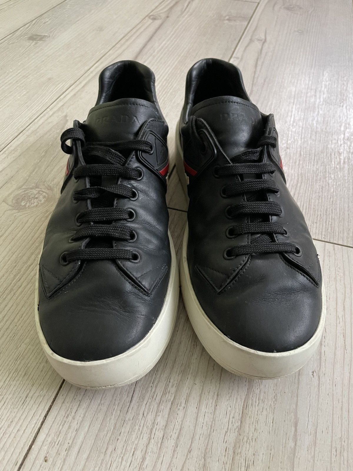 Prada Prada Leather Sneaker Shoes Size US 8 / EU 41 - 6 Thumbnail