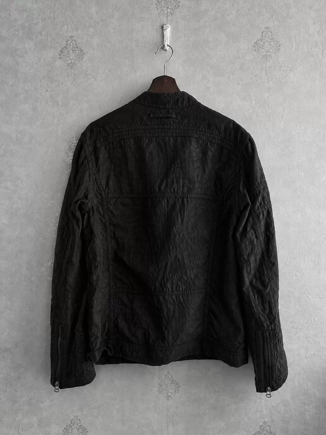 Emporio Armani Emporio Armani 00s Pleated Zip Jacket XL Size US XL / EU 56 / 4 - 2 Thumbnail