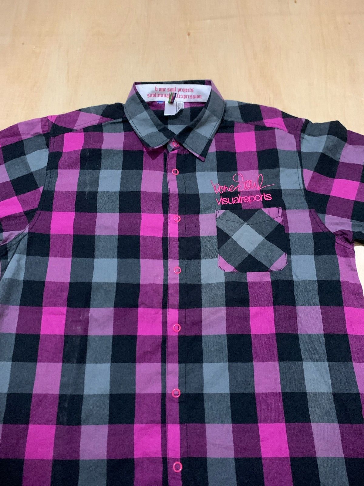 Japanese Brand Y2k B one soul projects ifsixwasnine Punk style shirt Size US L / EU 52-54 / 3 - 4 Thumbnail
