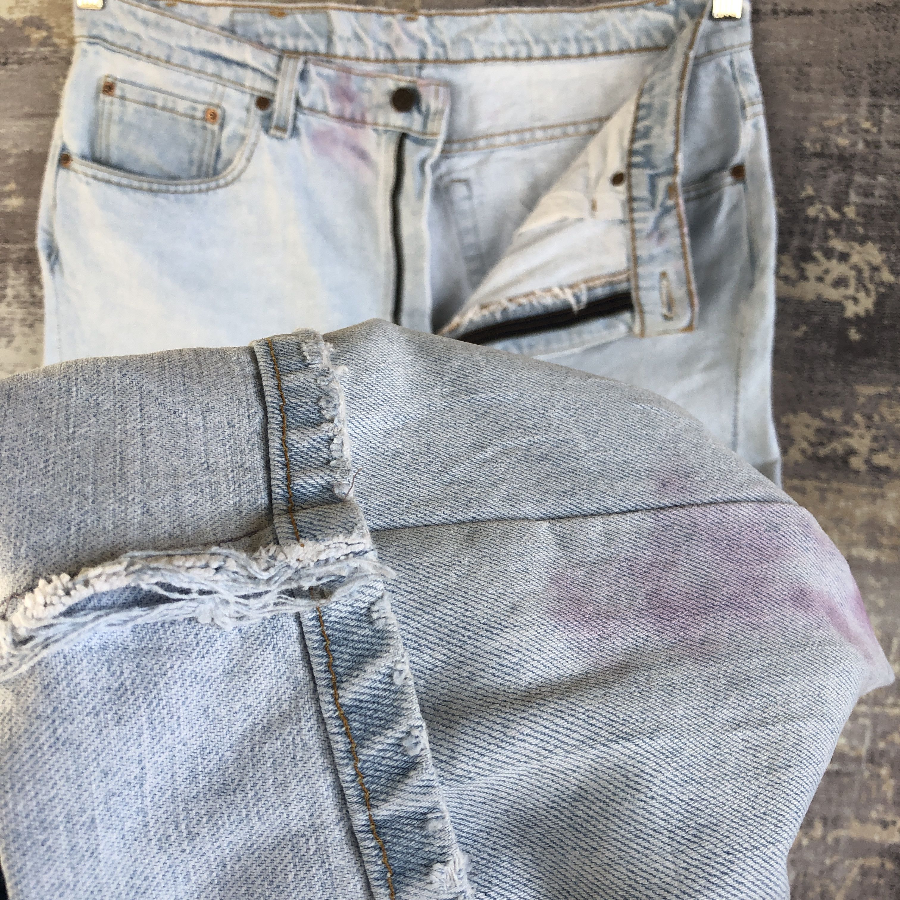 Levi's Vintage Y2K Levis Sunfaded Jeans Levi's 505 Dirty Denim Size US 36 / EU 52 - 8 Thumbnail