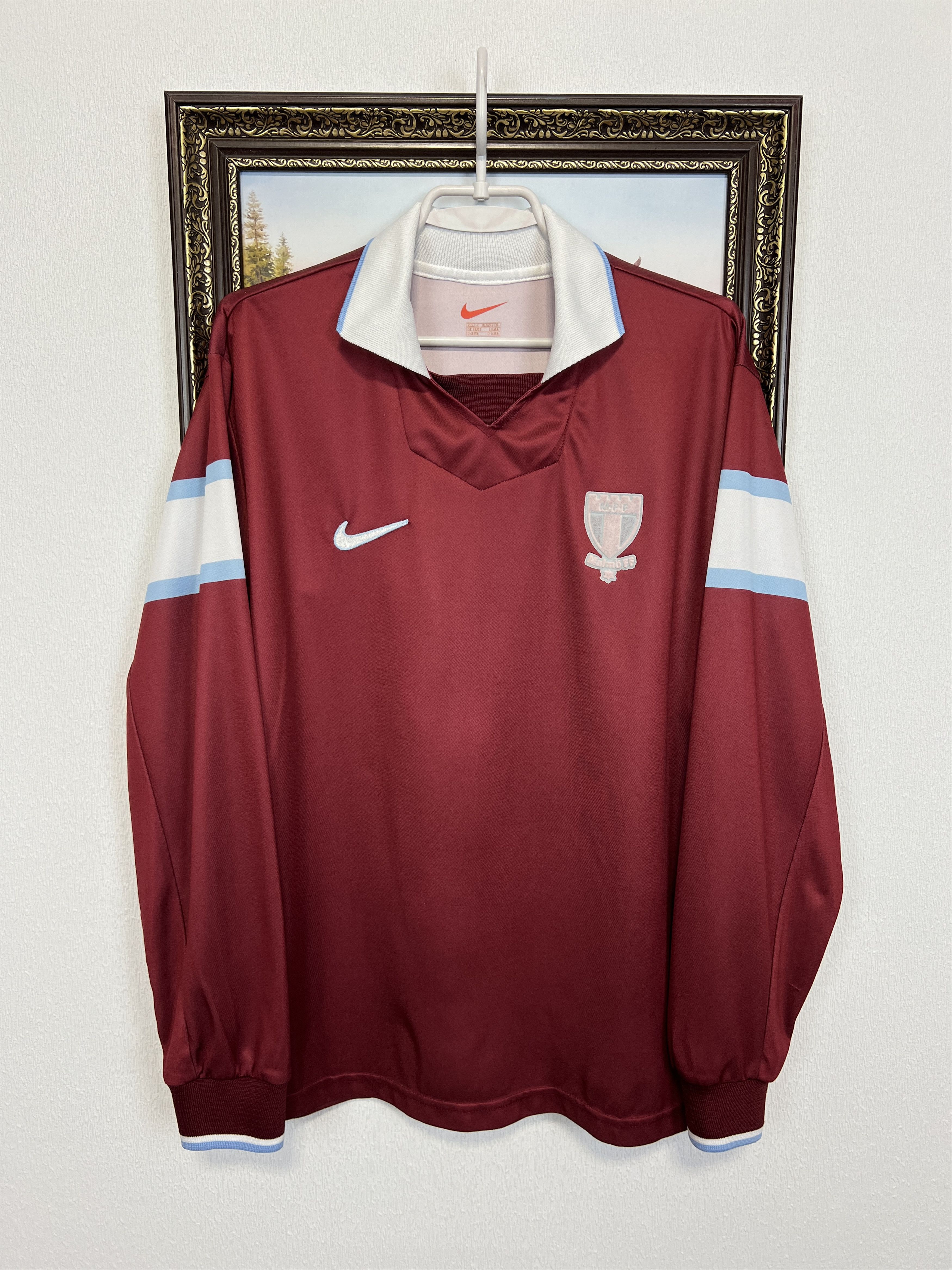 Nike Malmo Away football shirt Soccer Long Sleeve Jersey Trikot Size US M / EU 48-50 / 2 - 1 Thumbnail