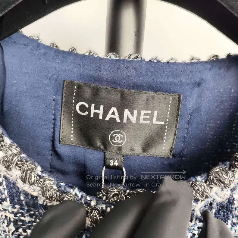 Chanel Chanel Waterfall series tweed coat Size XXS / US 00 / IT 34 - 5 Thumbnail