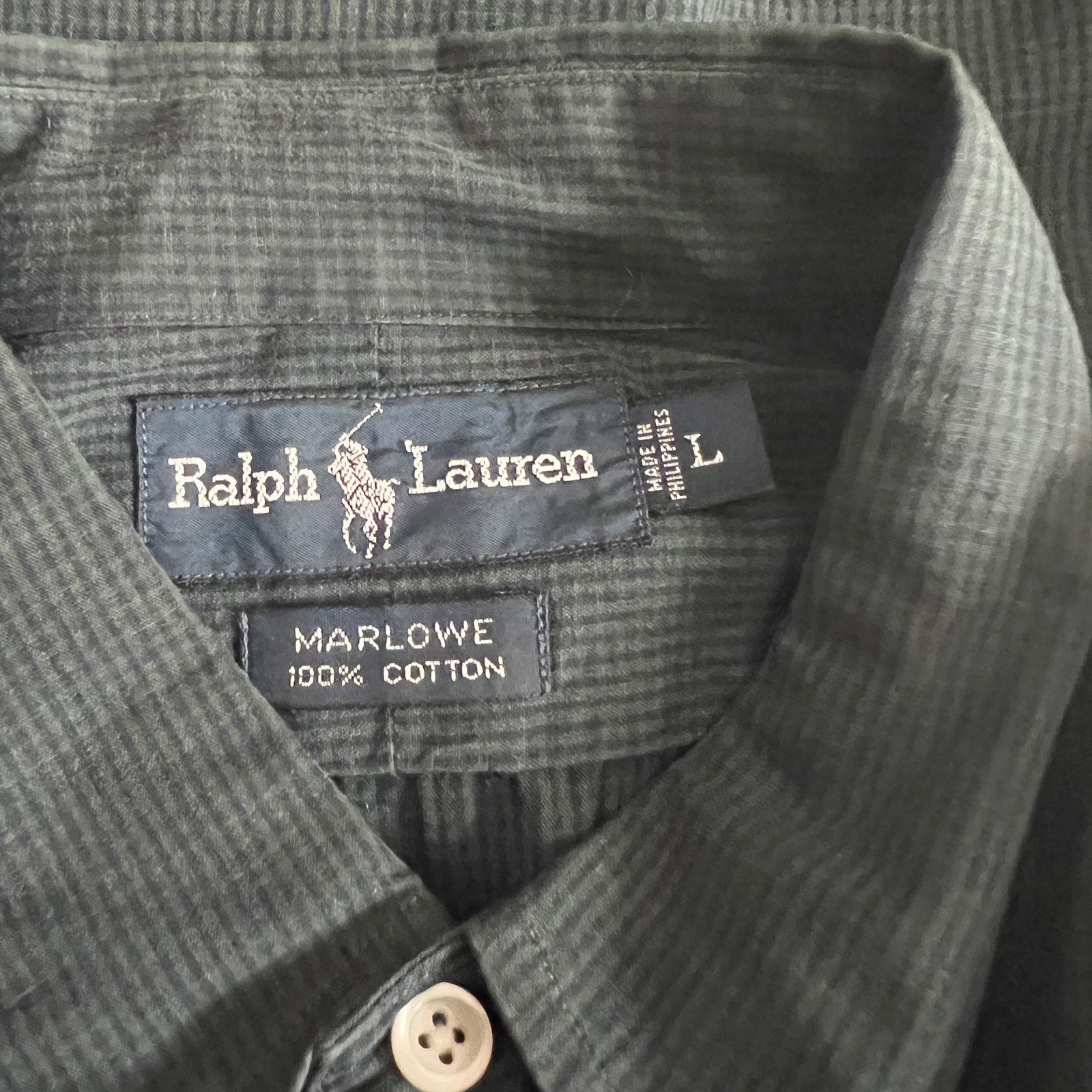 Ralph Lauren Ralph Lauren Green Gingham Marlowe Button Down Shirt L Size US L / EU 52-54 / 3 - 5 Thumbnail