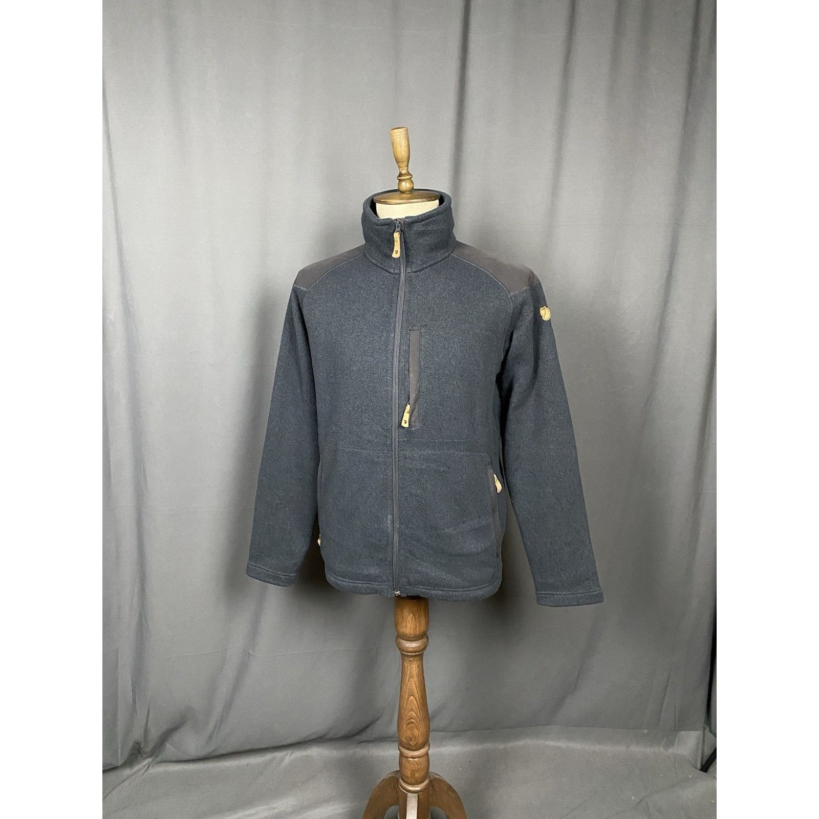 Fjallraven Fjallraven Buck Fleece Blue Full Zip Fleeced High Neck Sweat Size US L / EU 52-54 / 3 - 2 Thumbnail