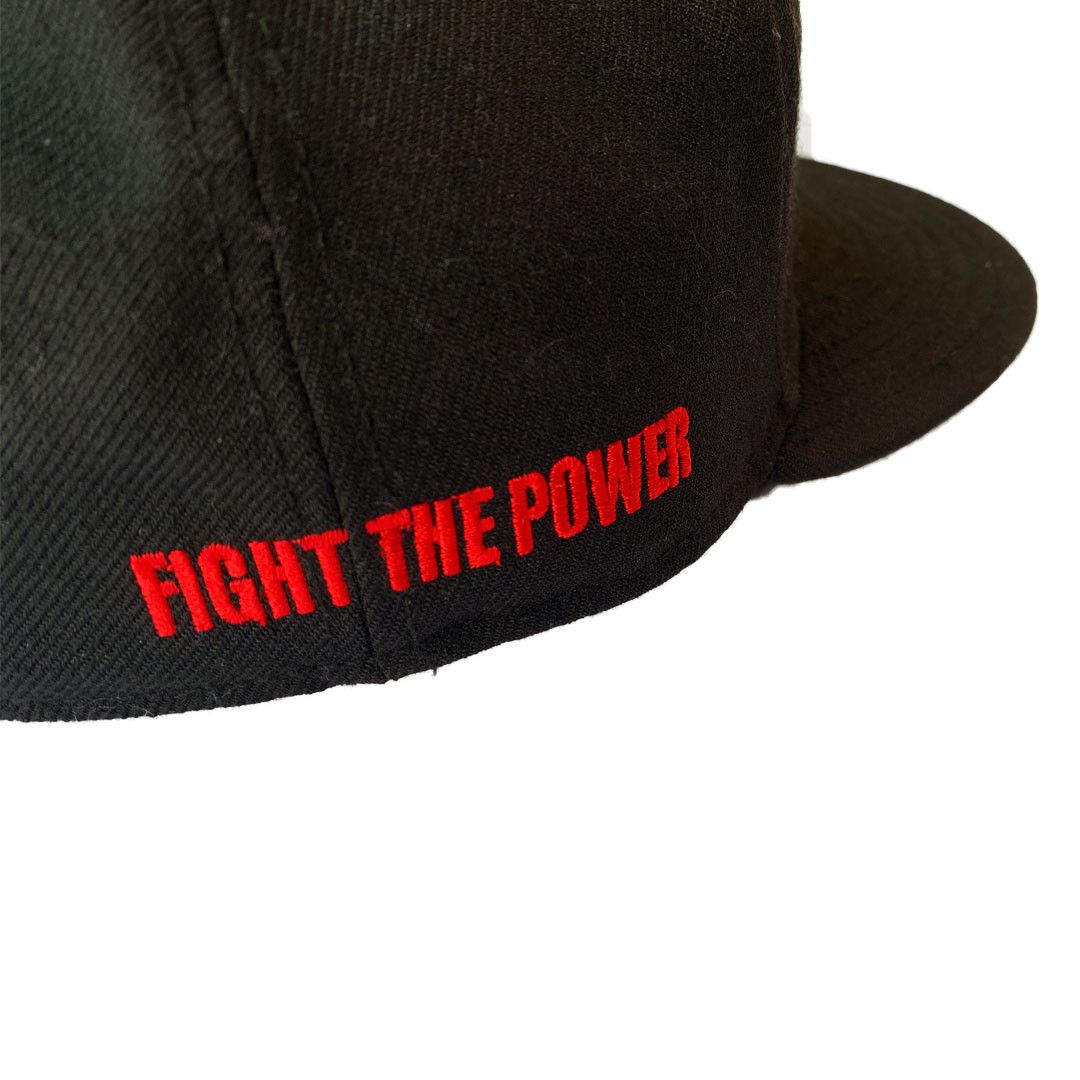 Public Enemy × Supreme Supreme x Public Enemy - Fitted Flat Peak - Black - 59cm Size ONE SIZE - 3 Thumbnail