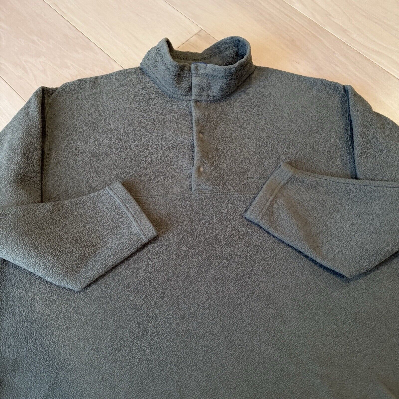Patagonia Patagonia Snap T Pullover L Green Gray Made in USA Synchilla Size US L / EU 52-54 / 3 - 4 Thumbnail