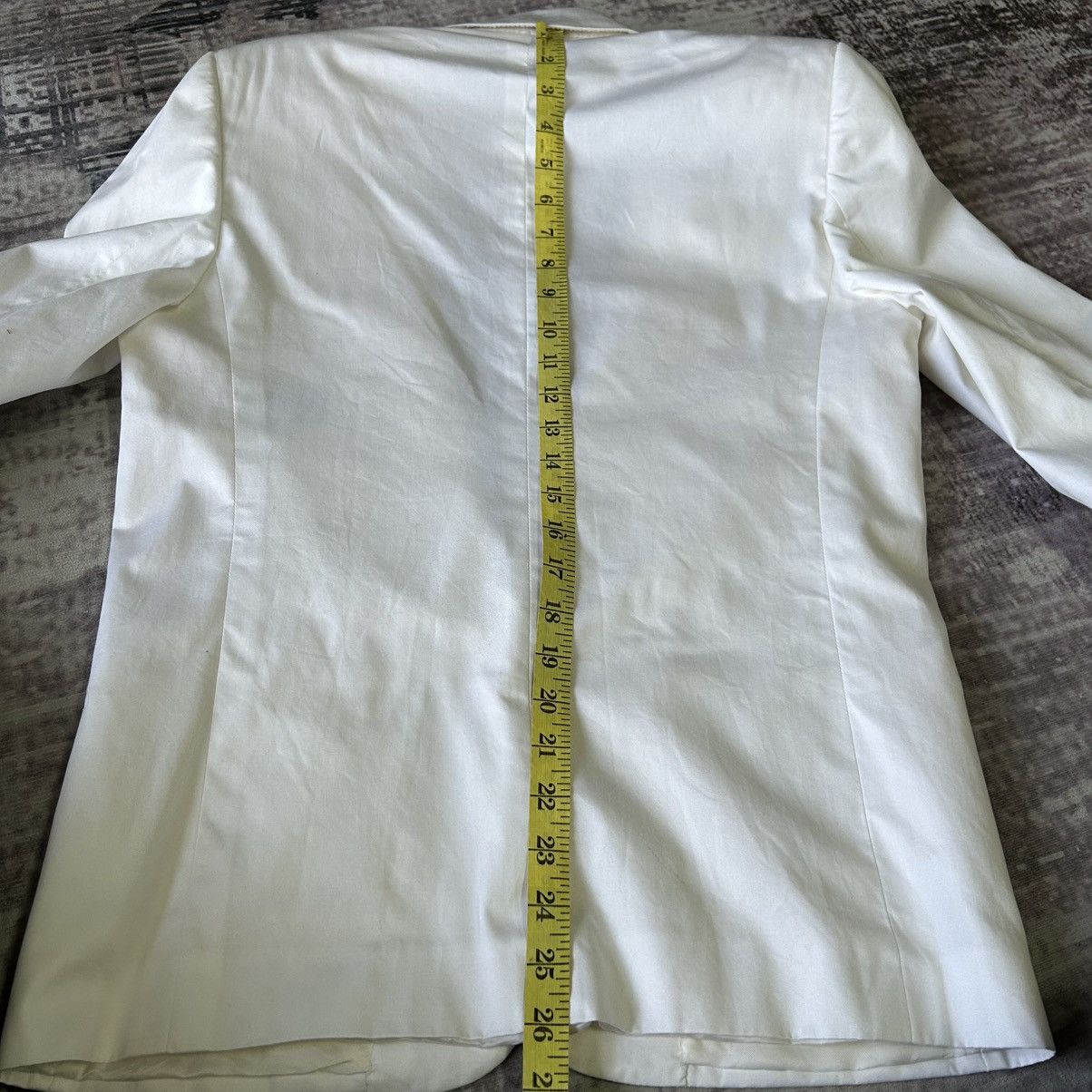 Dior Dior Hedi Slimane White Blazer Size S / US 4 / IT 40 - 18 Thumbnail