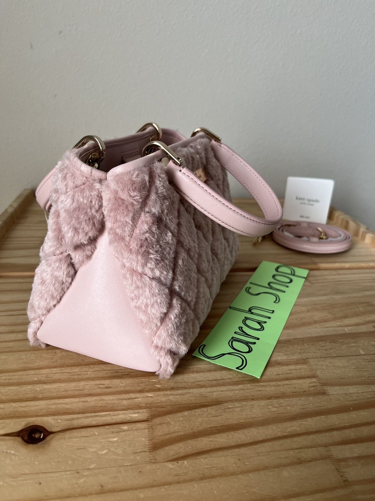 Kate Spade Kate Spade Carey Faux Fur Small Sullivan Satchel Size ONE SIZE - 5 Thumbnail