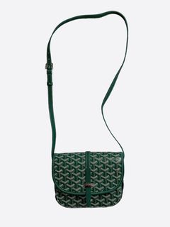 Green goyard messenger bag hot sale