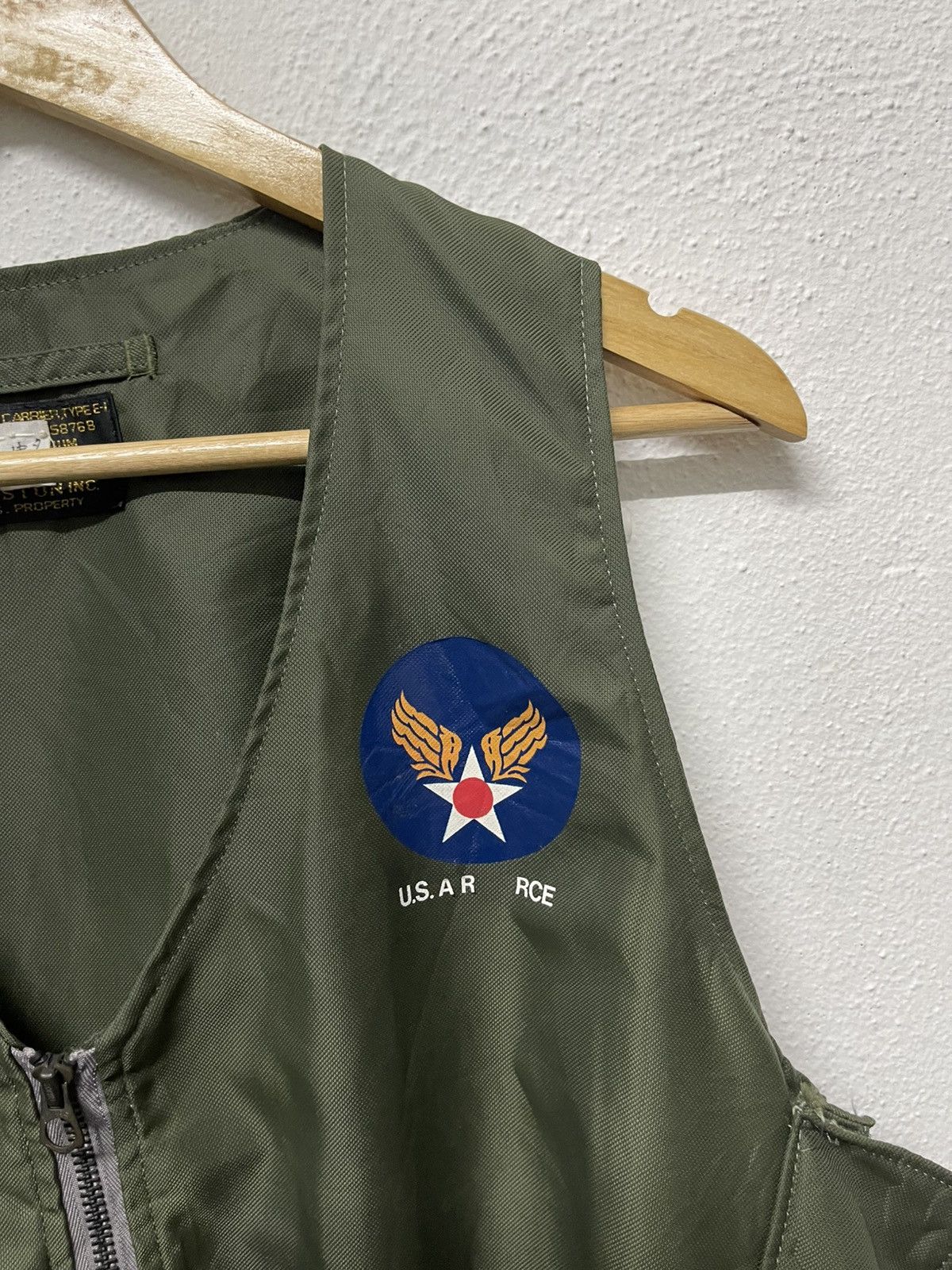 Other 80s HOUSTON INC VEST RADIO CARRIER ARMY RARE Size US M / EU 48-50 / 2 - 9 Thumbnail