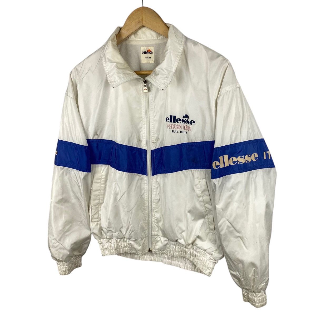 Ellesse × Japanese Brand × Vintage 💥90s ELLESSE ZIPPER TRAINER SPORT JACKET Size M / US 6-8 / IT 42-44 - 2 Thumbnail