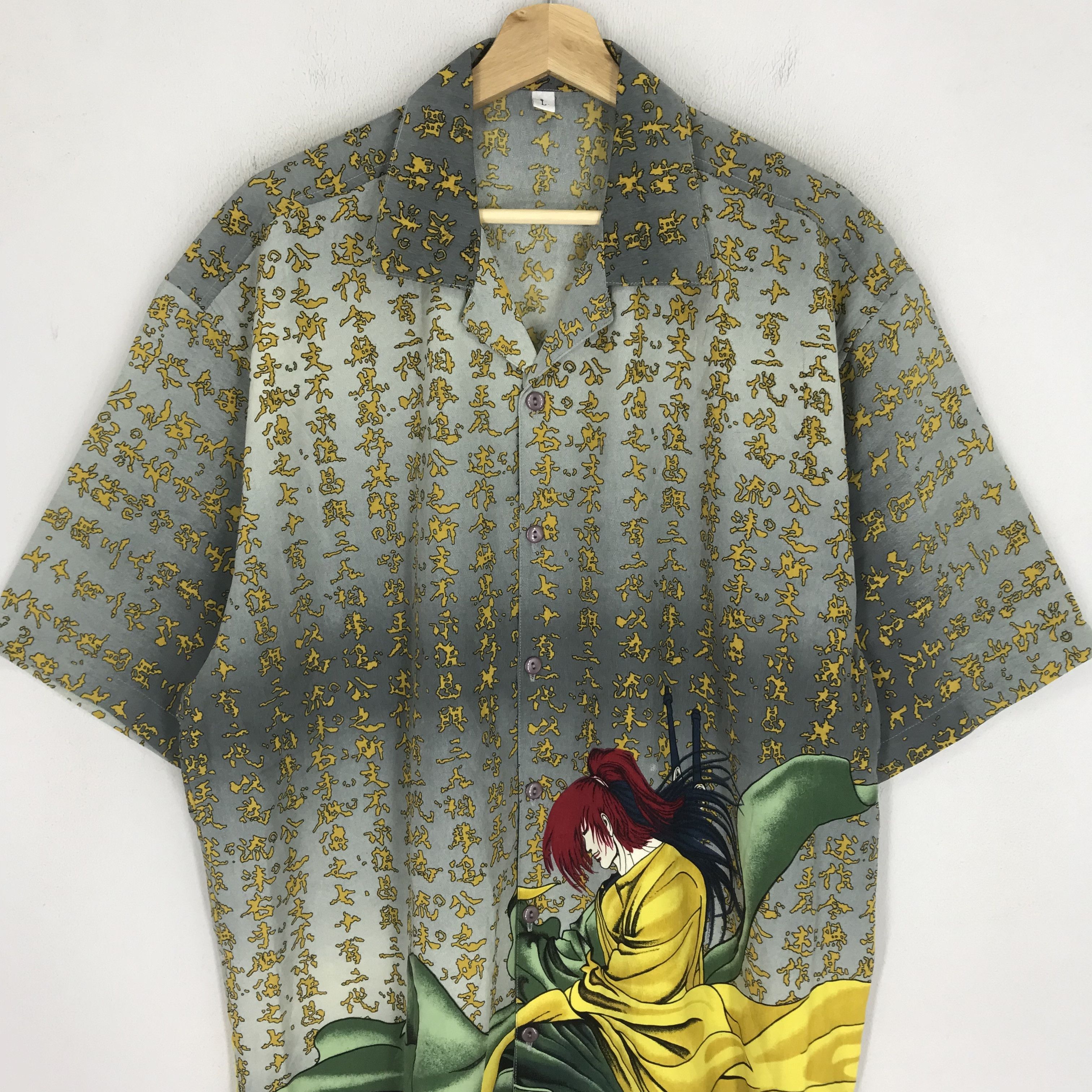 Anime × Japanese Brand × Vintage Vintage 90s Retro Graphic Japan Fighting Ninja Samurai Size US L / EU 52-54 / 3 - 3 Thumbnail