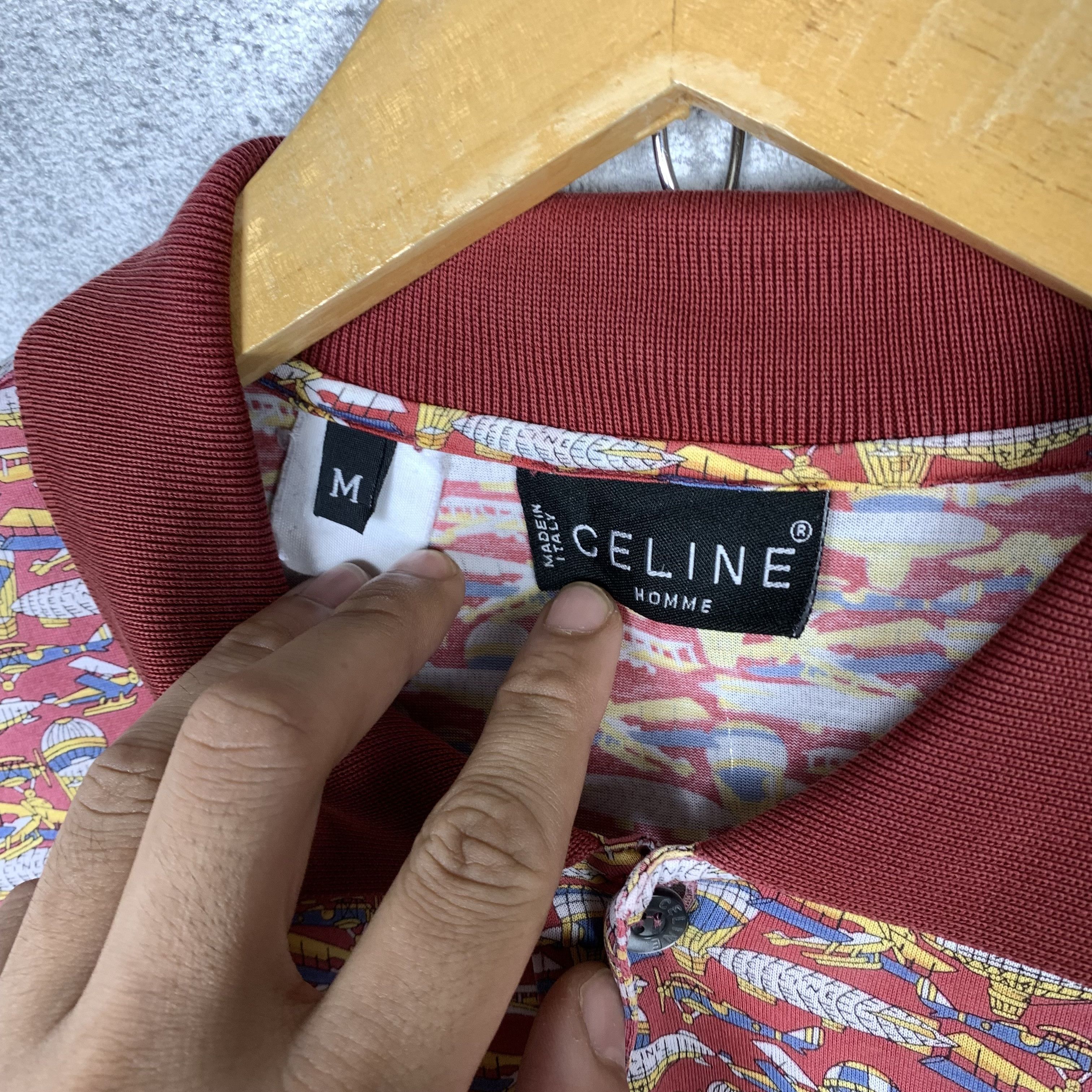 Celine Vintage Celine Monogram Longsleeve Tshirt Size US M / EU 48-50 / 2 - 6 Thumbnail