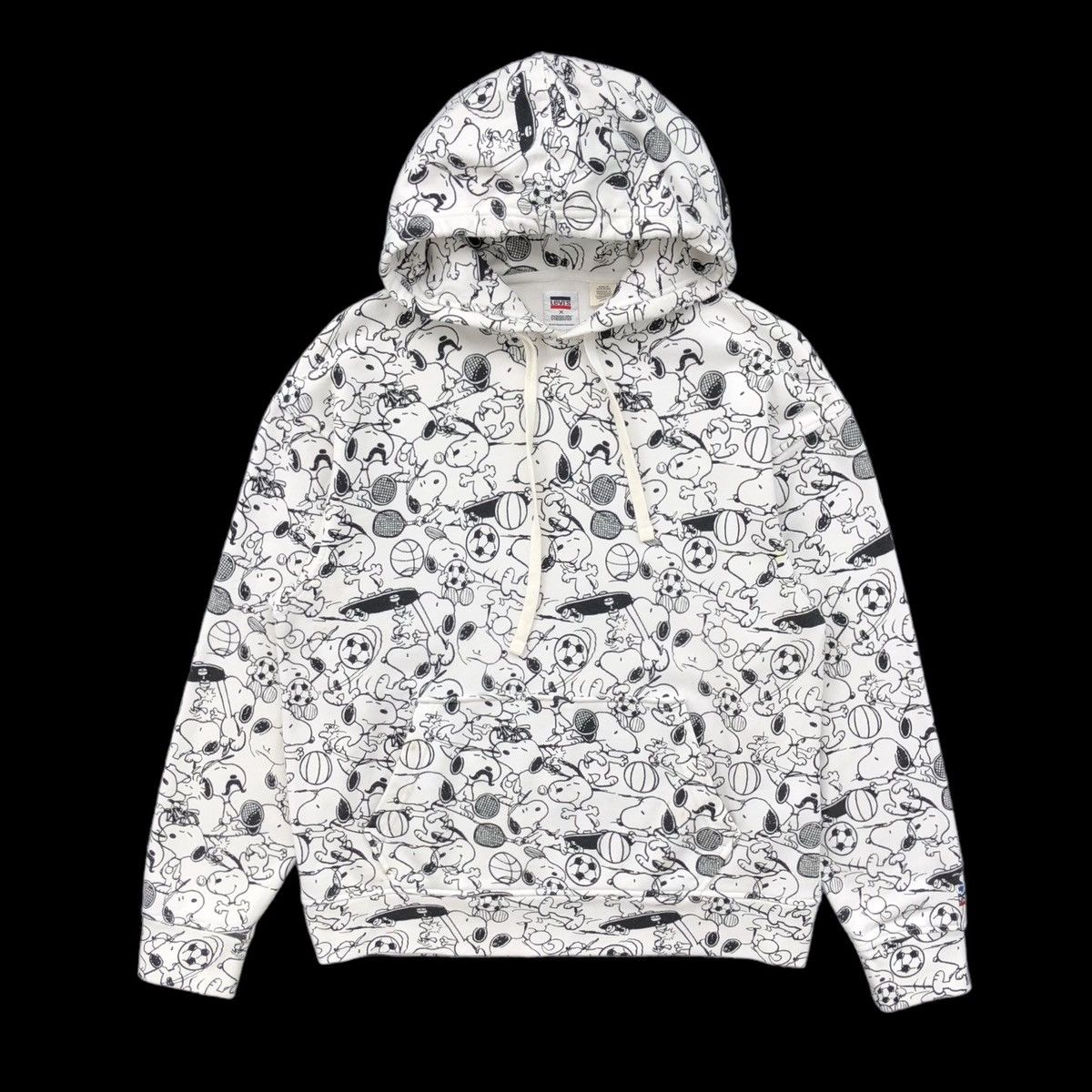 Levi's Levi's X Peanuts Relaxed Hoodie Snoopy All Over Print Size US M / EU 48-50 / 2 - 4 Thumbnail