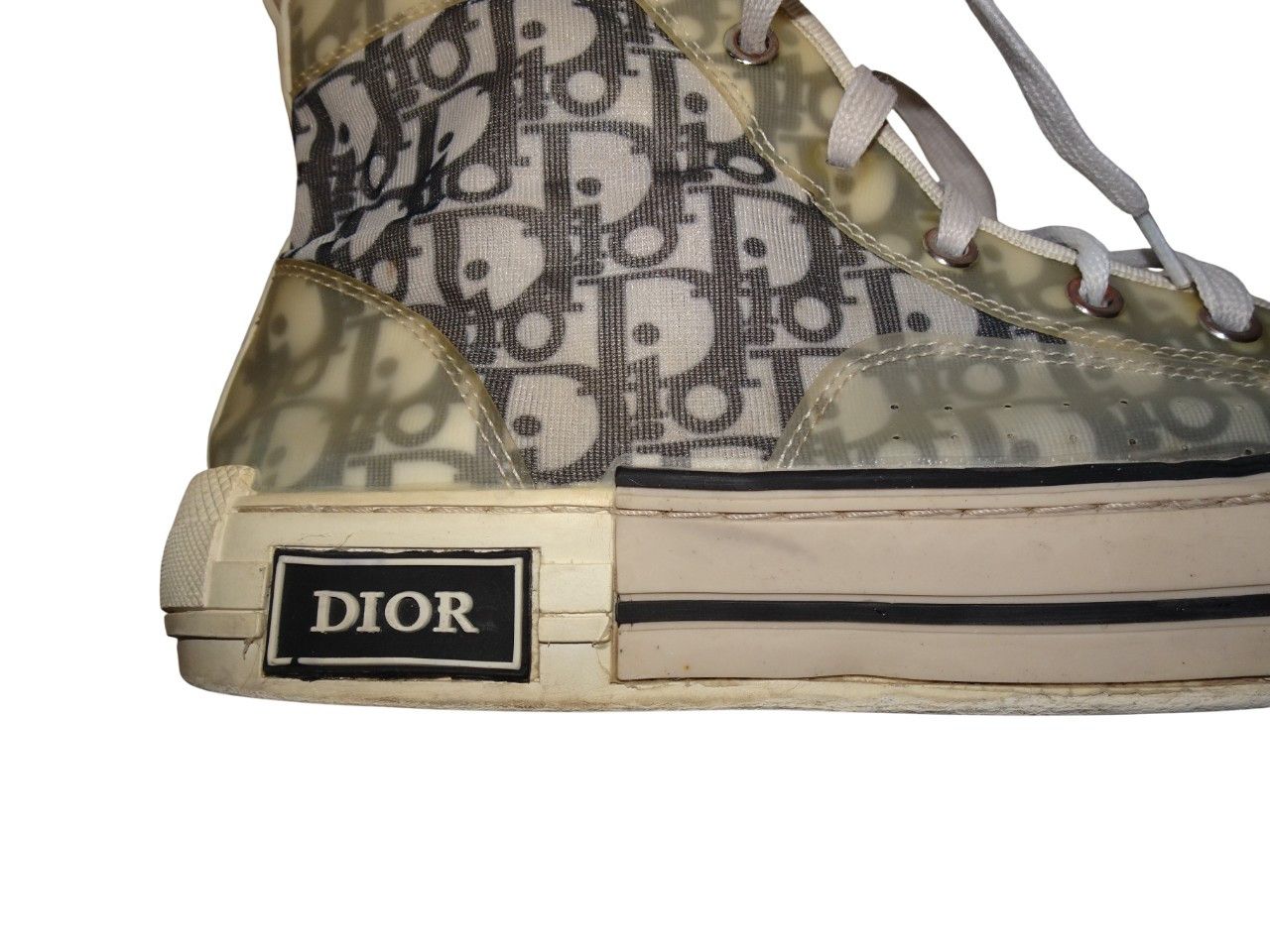 Dior DIOR OBLIQUE HIGH TOP SNEAKERS Size US 7.5 / EU 40-41 - 5 Thumbnail