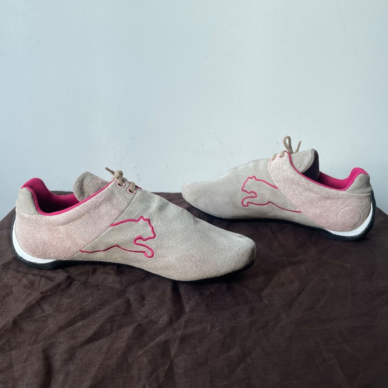 Puma Puma Future Cat Suede Flat Racing Trainers Sneakers 8949AC Size US 7 / IT 37 - 2 Thumbnail