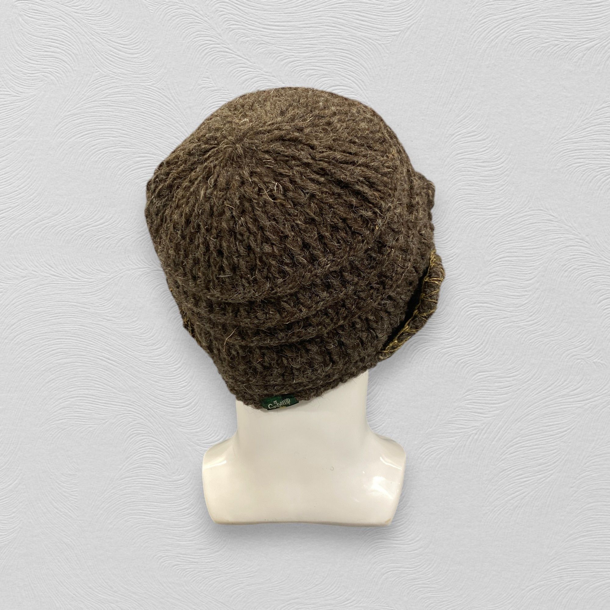 Japanese Brand Vintage GoHemp Knitted Beanie With Brim Hats -BN885 Size ONE SIZE - 3 Thumbnail