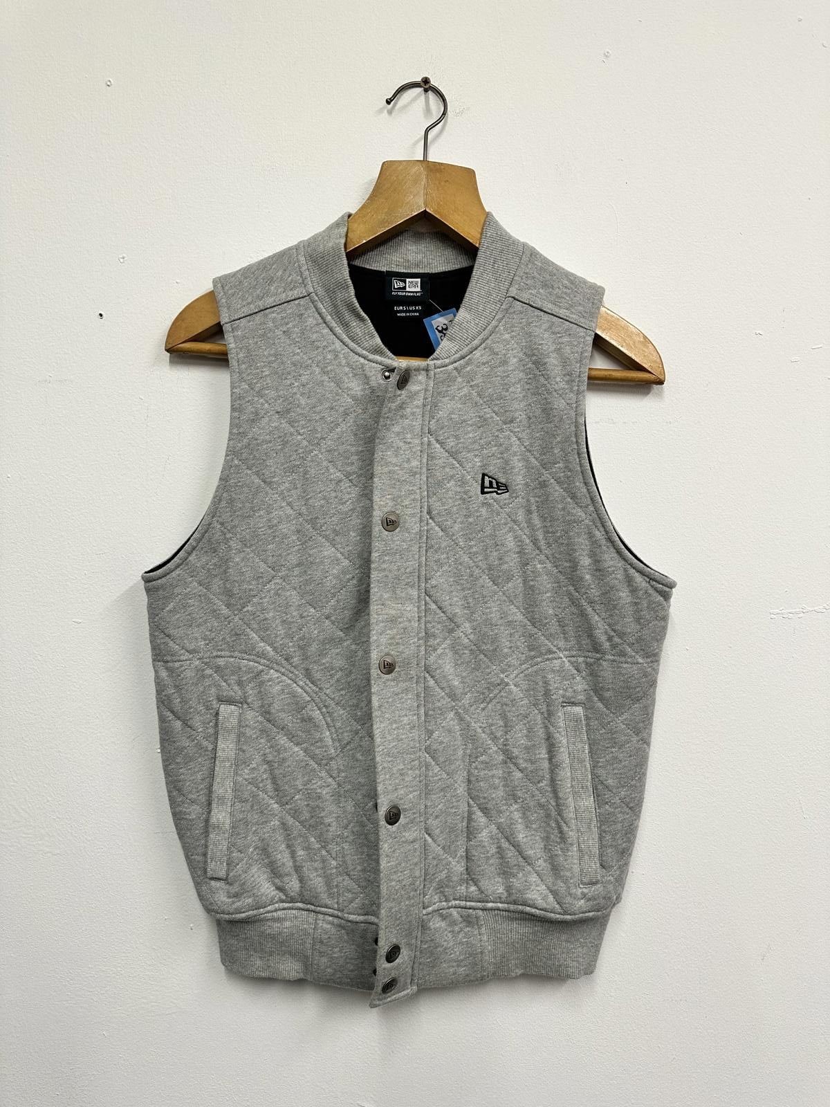 New Era New Era Quilted Grey Sleeveless Vest Jacket XS Size US XS / EU 42 / 0 - 3 Thumbnail