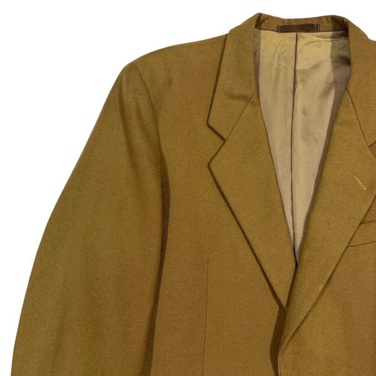 Paul Smith Vtg💥Paul Smith London Mustard Brown Mohair Casual Blazers Size 44R - 9 Thumbnail