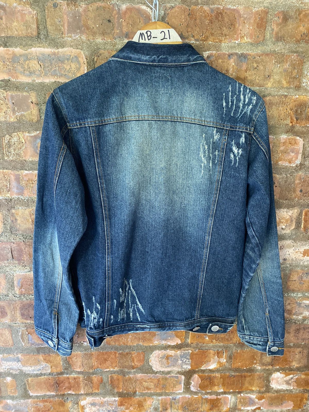 JACKROSE 🔥1990s Jackrose Distressed Cross Detailing button jacket Size US M / EU 48-50 / 2 - 12 Thumbnail