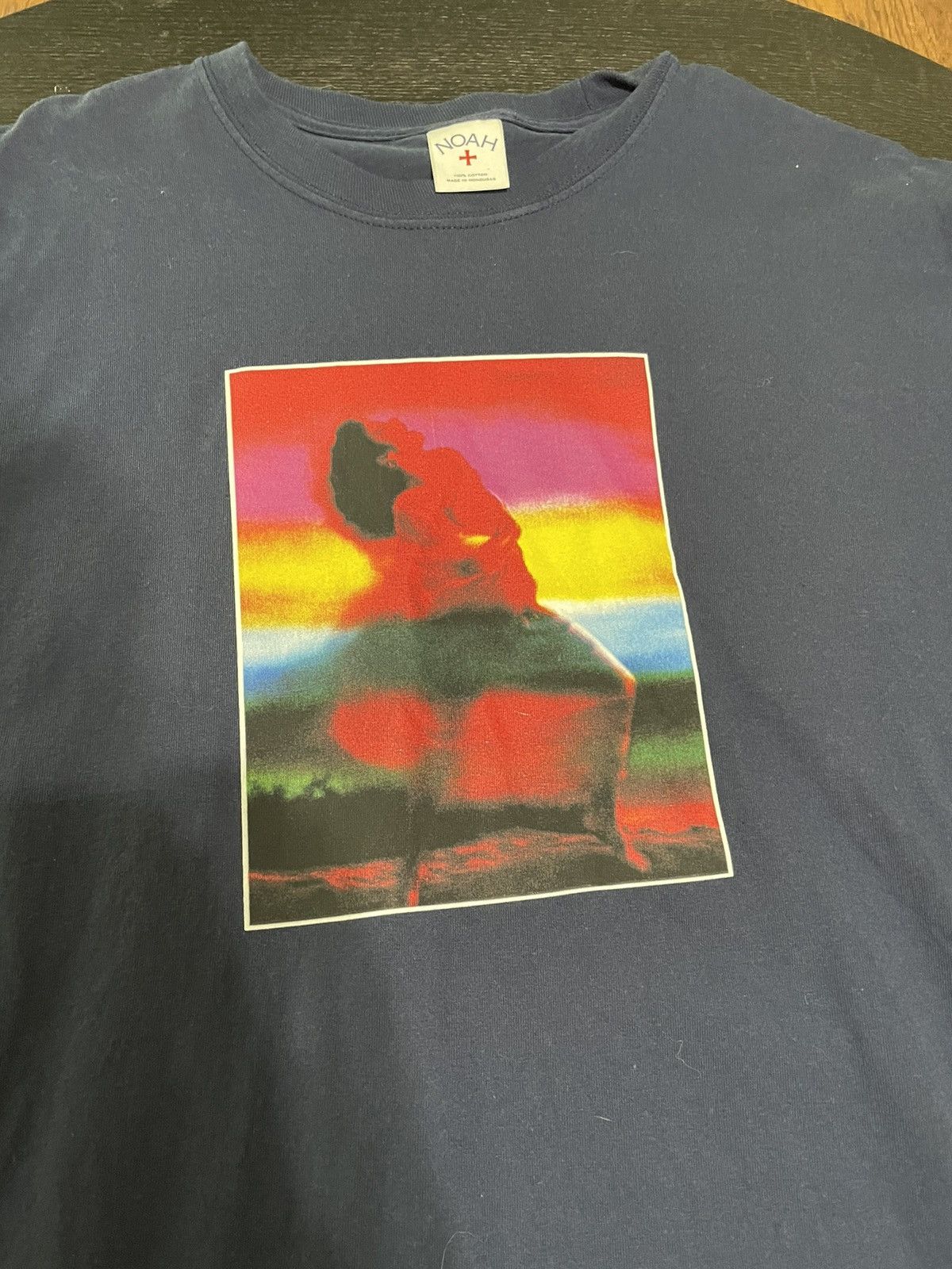 Noah Noah NYC Graphic Photo Art Tee Navy XL Streetwear T-Shirt Size US XL / EU 56 / 4 - 3 Thumbnail
